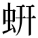 蚈
