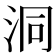 洞